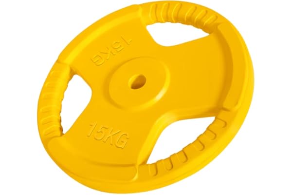 Gorilla Sports® Disques de Poids - Individuel/Ensemble 1,25kg, 2,5kg, 5kg, 10kg, 15kg, 20kg, 25kg, 30kg Poids, 30mm, Multicolore - Disques d'Haltères, Ensemble de Plaques, Haltérophilie, Musculation