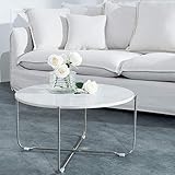 FARBE: Tischplatte: Weiß marmoriert | Tischgestell: Silber