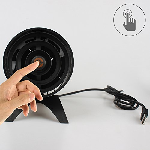 Kraftvoller Geräuscharmer Tragbarer USB Ventilator für Schreibtisch Büro - 2