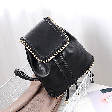 Frauen Rucksack PU alle Jahreszeiten Hochzeit Event / Party and Sport formellen Outdoor Büro & Karriere Schaufel metallische MagneticMilky Weiß Brown