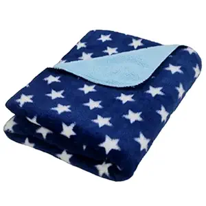 First Kick Baby Blankets New Born Pack of Star Wrapper Bedsheet Cum Wrapping Sheet for Baby Boys and Baby Girls