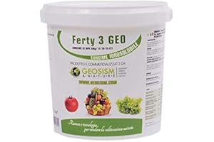 GEOSISM & NATURE Ferty 3, NPK (Mg) 15-10-15 + (2) + mikroelementy (1 kg), rozpuszczalny w wodzie nawóz w proszku dla ro?lin i kwiatów