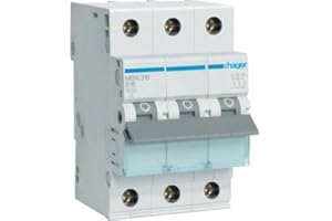 Hager FI LS Sicherungsautomat 25A | Leitungsschutzschalter 1/3polig B/C Charakteristik| Sicherung Schalter FI Fehlerstromschutzschalte Schutzschalter | Lichtschalter Schutz B / 3 polig