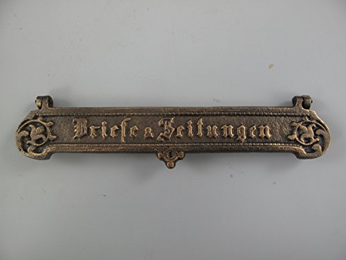 Preisvergleich Produktbild JoGo-Pok Briefschlitz Eisen rustikal L.25cm