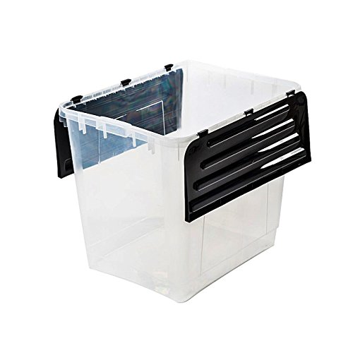 Aufbewahrungsbox mit Deckel Größe: 100 Liter Ideal für Büro, Kinderzimmer, Küche & Werkstatt - 2