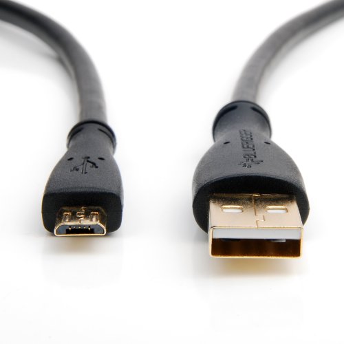 BlueRigger Cable USB 2.0 (A) a Micro (B) USB para smartphones, tabletas y otros dispositivos. 1,8 metros (6 pies)
