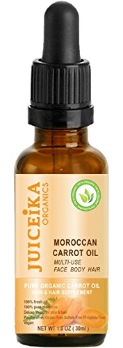Preisvergleich Produktbild Karottenöl BIO Marokkanische. 100% reine Feuchtigkeit. 100% Frischöl. Ultraleichtflugzeuge. Multi Gebrauch. Füllt, Reparatur und befeuchtet die Haut und Haar "Moroccan Karottenöl ist Schönheit Öl" - 30 ml. Von Juiceika Organics.