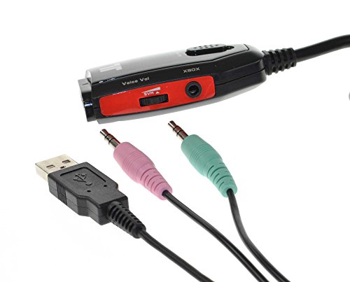 Mad Catz Tritton 720 7.1 AX180 Headset Replacement InLine Audio Contol Cable Adapter with SVM Technology Black