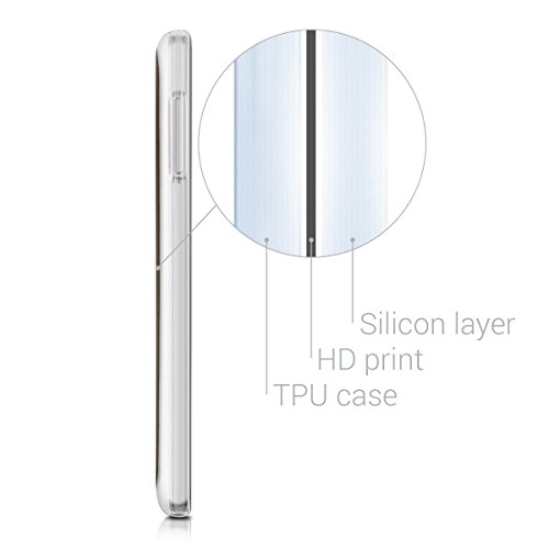 kwmobile Funda para Samsung Galaxy S5   S5 Neo   S5 LTE    S5 Duos - forro de TPU silicona cover protector para m  vil - Case Dise  o Madera palo de rosa marr  n oscuro