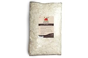 Seedzbox Hamster Gerbil Rat Rabbit & Guinea Pig Bedding 200g - Compressed Absorbent Warm Animal Paper Bedding Litter - Also Chinchillas Birds Cats - Alternative to Sand Sawdust