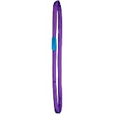 PONSA. 1t - 1 m Tubular/Round Violet High Tenacity Polyester Sling, 1000 kg Resistance and 1 Linear Metre (2 m Circumference)