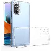 KZY İletişim Xiaomi Redmi Note 10 Pro ile uyumlu Kapak Kamera Korumalı S&uuml;per Silikon Şeffaf Kılıf