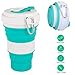 Produktbild Idealife Faltbecher Kaffeebecher Klappbecher Zusammenklappbar Silikon kaffeetasse Faltbarer Becher Tragbar Reise Kaffee Becher für Reisen, Camping, Wandern & BüroTragbar Reise Kaffee Becher