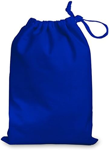 Cotton Drawstring Bags in a selection of sizes and modern, Bright colours (25 cm x 35 cm, Royal Blue)