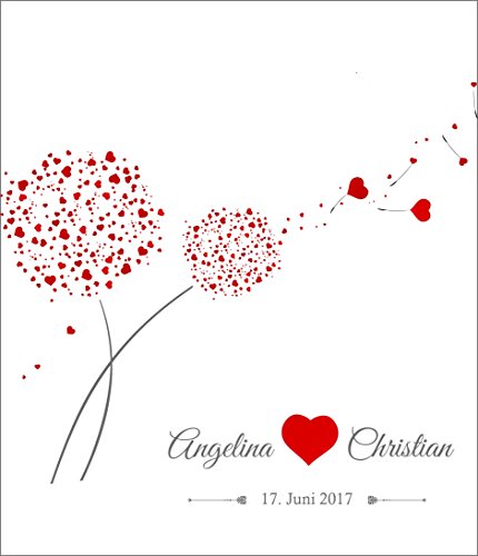 Kerze für die Hochzeit Hochzeitskerze mit eigenem Namen und Datum Traukerze Brautkerze (Motiv 9) Weiß - 4