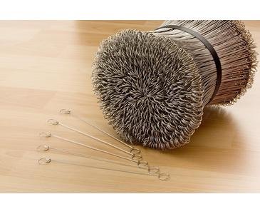 Bindedraht verzinkt für Sichtschutz Befestigung, Länge 18cm, Set 100 Stück im Pack