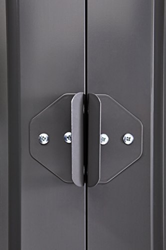 CLEMENS HOBBY TEC Stahlgerätehaus Globel Industries, BxT: 245×183 cm anthrazit - 4