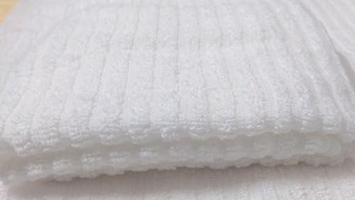 Micro Cotton - Versa Craft Cotton Bath Towel - Quick Dry, Super Soft, High Absorbent, Light Weight 200 GSM - Multipurpose Towel (White, Pack of 2, Standard - (122 x 58 CM))