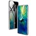 Produktbild ESR Huawei Mate 20 Hülle, 9H Gehärtetes Glas Rückendeckel Handyhülle [Imitiert die Glasrückseite von Huawei Mate20] [Kratzfest] + Weicher Silikon Stoßstange Schützhülle für Mate 20(2018)(Transparent)