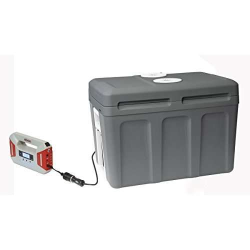 Dino KRAFTPAKET 131002 Kühlbox 12V 230V (WÄRMT & KÜHLT) HÖHE: 42cm GRÖSSE: 45-Liter (40L netto) Elektrische Kühlbox für Auto Boot Camping, A++ mit ECO-Modus [Energieklasse A++] - 10