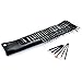 Glow Professional 25 piece Nail Art Brushes and Dotting Tools Set; Black