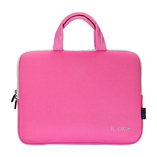 iColor Netbook- und iPad- Tasche Notebooktasche Laptoptasche Schutzhülle für Größe 9,7 10 10,2 Zoll) mit Tragegriff