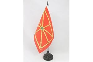Drapeau de table Navarre Indépendentiste 21x14cm - PETIT Drapeaux DE BUREAU régionaliste navarrais - Navarra 14 x 21 cm - AZ FLAG