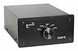 Control de entrada Dynavox AUX-S Conmutador RCA de audio negro