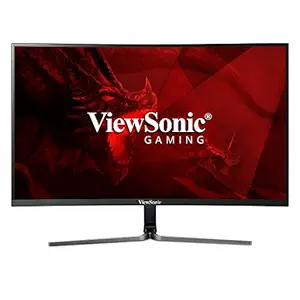 ViewSonic VX2458-C-MHD 24 InchFull HD LED 1080p, 1ms, Curved Gaming Monitor, HDMI & DP, Refresh Rate 144Hz, Eye Care, Flicker-Free and Blue Light Filter