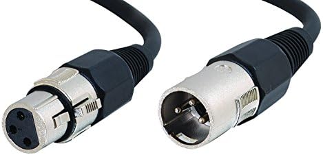 C2G 80380 5m Pro-Audio XLR Male to XLR Female Cable Suitable for DJ Equipment, Jack Extender, Amplifiers, Mixer, Microphone Extension, Drum, Speakers, Amp and More