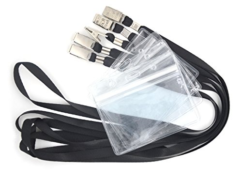 Bird Fiy 50 pcs resistente al agua Tipo parte superior calidad pl stico transparente Horizontal Nombre Etiqueta Badge ID tarjeta y 50 pcs Lanyard color negro Bird Fiy 50 pcs resistente al agua Tipo parte superior calidad pl stico transparente Horizontal Nombre Etiqueta Badge ID tarjeta y 50 pcs Lanyard color negro