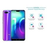 Lieferumfang: Honor 10 Smartphone, Ladeadapter, Datenkabel (USB Type-C), Kurzanleitung, Garantiekarte, Steckplatzwerkzeug, Schutzhülle, Bildschirmschutzfolie (bereits angebracht)