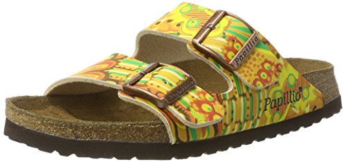 Papillio by Birkenstock Arizona Birko-Flor, Mules Femme, Mehrfarbig (African Wax Gold), 38 Normal