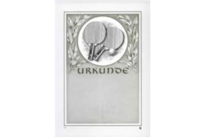 Albert Hoffmann Urkundenverlag Tischtennis / 100 / 1068 / / PC-Urkunden (170 g/m²) 10 Stk