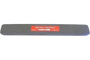 L'ARIEGEOISE, Pierre à aiguiser Naturelle des Pyrénées 800 Pierre à affuter Aiguiseur Couteaux Professionnel Affuteur sécateur Ciseaux à Bois Hache. Fabrication Artisanale Française 160 x 20 x 10 mm