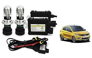 RS Enterprises Cars Tata Tiago H4 - HID Conversion Light Kit ( 2 HID Light , 2 Blaster , Wiring ) Vehicle HID Kit for Car Headlight