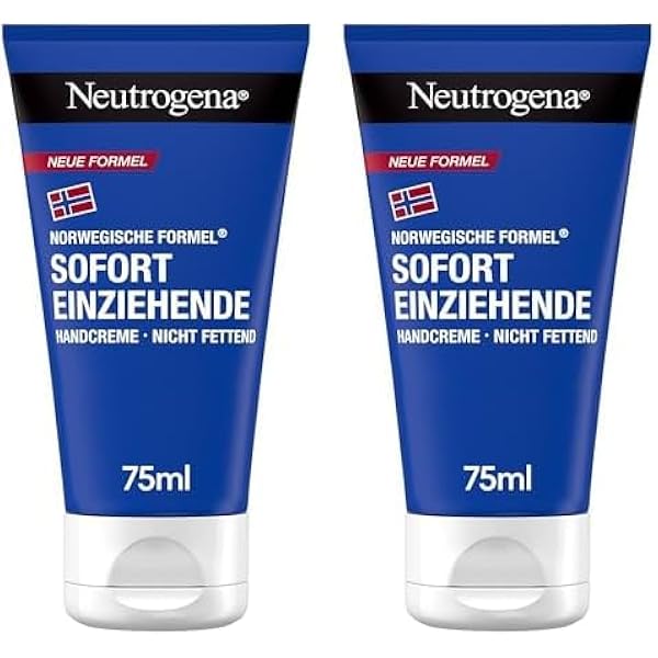 Neutrogena Handcreme Norwegische Formel – Schnelleinziehend Mit Glycerin Und Vitamin E, 75 Ml