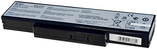 MTEC Akku 4400mAh 48,84Wh 10,8/11,1V für Asus A72 A72D A72DR A72F A72J A72JK A72JR K72 K72D K72DR K72DY K72F K72J K72JA K73 K73E K73J K73JK N71 N71J N71JA N71JQ N73 N73F N73G N73J N73JF N73JG X72D X72J X77 X77J X77JA X77JG X77JO ersetzt Originalakku Bezeichnung: 70-NX01B1000Z 70-NXH1B1000Z 70-NZY1B1000Z 70-NZYB1000Z A32-K72 A32-N71
