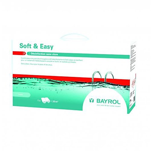 BAYROL Soft & Easy ohne Chlor - Aktivsauerstoff Granulat mit Algenverhütung und Klareffekt - vorportionierte Beutel - 4,48 kg - 20 m³