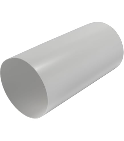 Luftkanal 100mm Durchmesser 1.15m - Verzinkter Stahl Abluftschlauch
