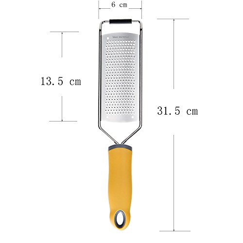 GA Homefavor feine Edelstahlreibe mit weichem, ergonomischem Griff - 7