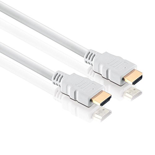 COMAG HDMI Kabel HIGH SPEED mit Ethernet (vergoldete Stecker, Full HD 1080p, 3D) 3,0m weiß