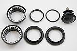 AHEAD THREADLESS HEADSET COMPLETE A-HEAD 1-1/8” FOR MTB, ROAD BIKE, MOUNTAIN BIKES, CYCLES, SCOOTER, ETC