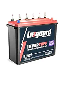 Livguard Invertuff IT 1554TT Inverter Battery 150 Ah(54 Months Warranty)Red & Black