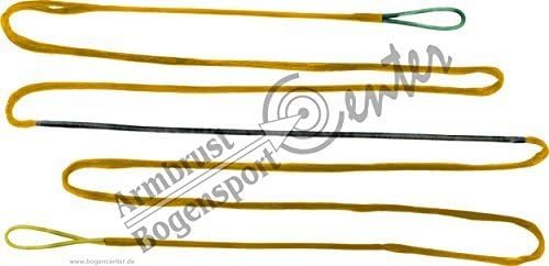 Bowstring, 18 Cord Tendons From Fast-Flight for Bow Length 54 Inch, Long Bow,Recurve Bow, archery - Yellow