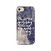 Produktbild LaiXin Handyhülle Tasche für iphone7/7s(4.7zoll) Aquarell design TPU Schöne Backcover silicone Plastik Kratzfeste Anti Finger Ultradünnen Weich Bumper Schale-Sky Blue Sterne
