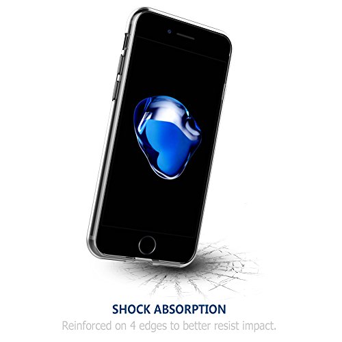 iPhone 7 Hülle Case,[2 pack],Simpeak Schutzhülle für iPhone 7 Silikon Transparent - 6