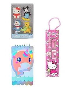 GoMerryKids 1 Big Cartoon Spiral Diary Notebook for Girls Kids Boys A5 Size