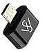 Wire Swipe & Trade Stylist Little Otg Adapter Micro Usb Otg To Usb 2.0 Adapter For Smartphones & Tablets (Black) 1 Year Warranty RS.99.00