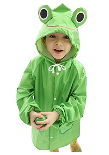 Korean Lovely Baby Raincoat Fashion Children Rainwear Frog M
